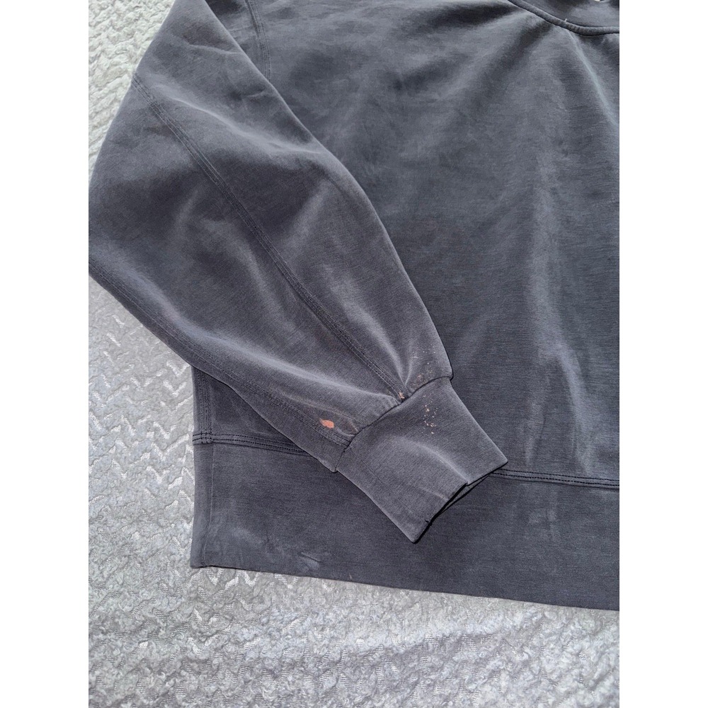 Lululemon Sweatshirt Womens Black Fleece Perfectly Oversized Softstreme Sz 4 - Picture 5 of 10